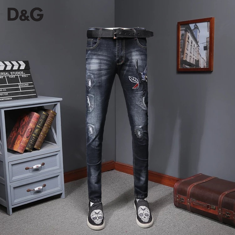 Dolce&Gabbana long jeans men-DG2807J